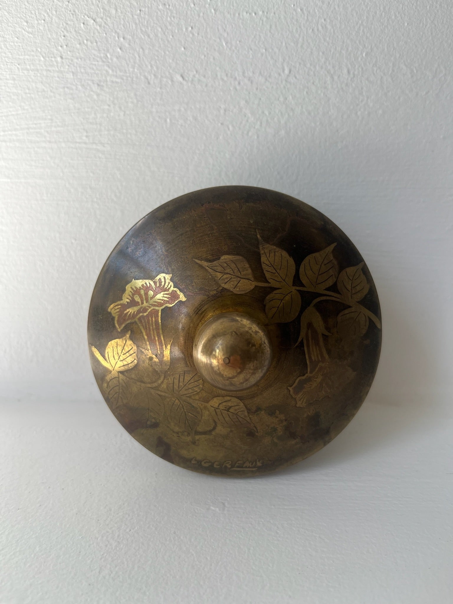 Vintage Engraved Jewellery Box