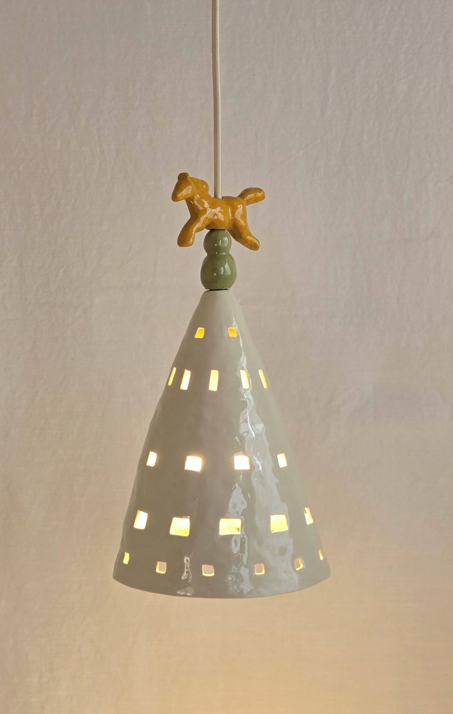 Handcrafted Ceramic Pendant Light