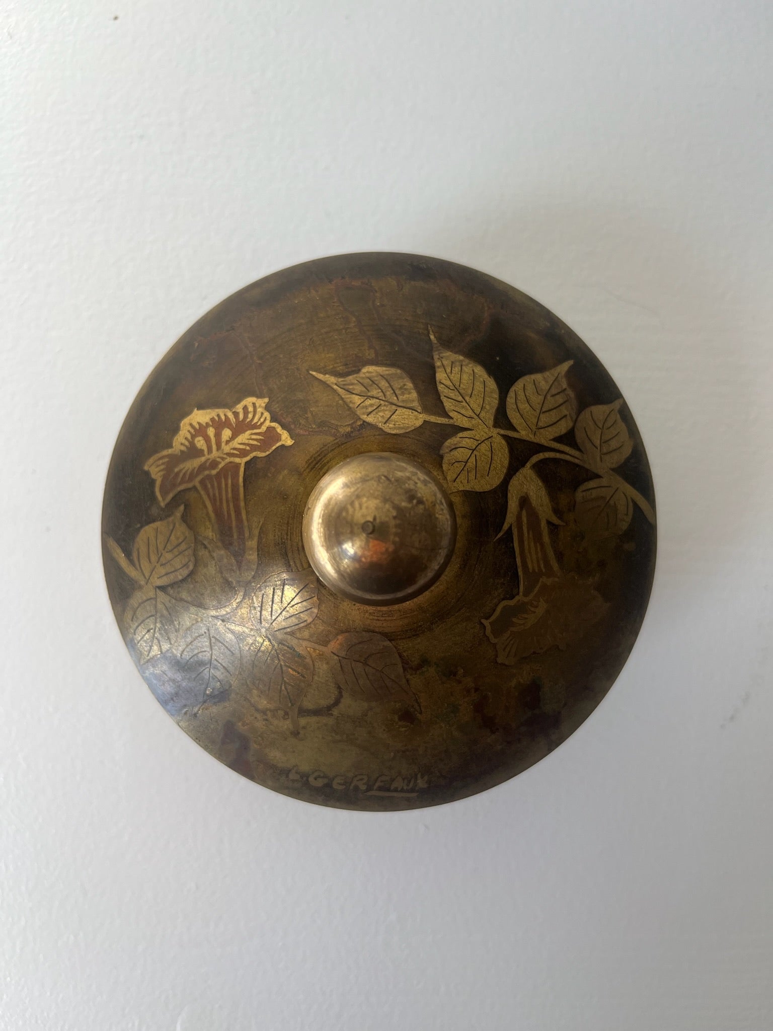 Vintage Engraved Jewellery Box