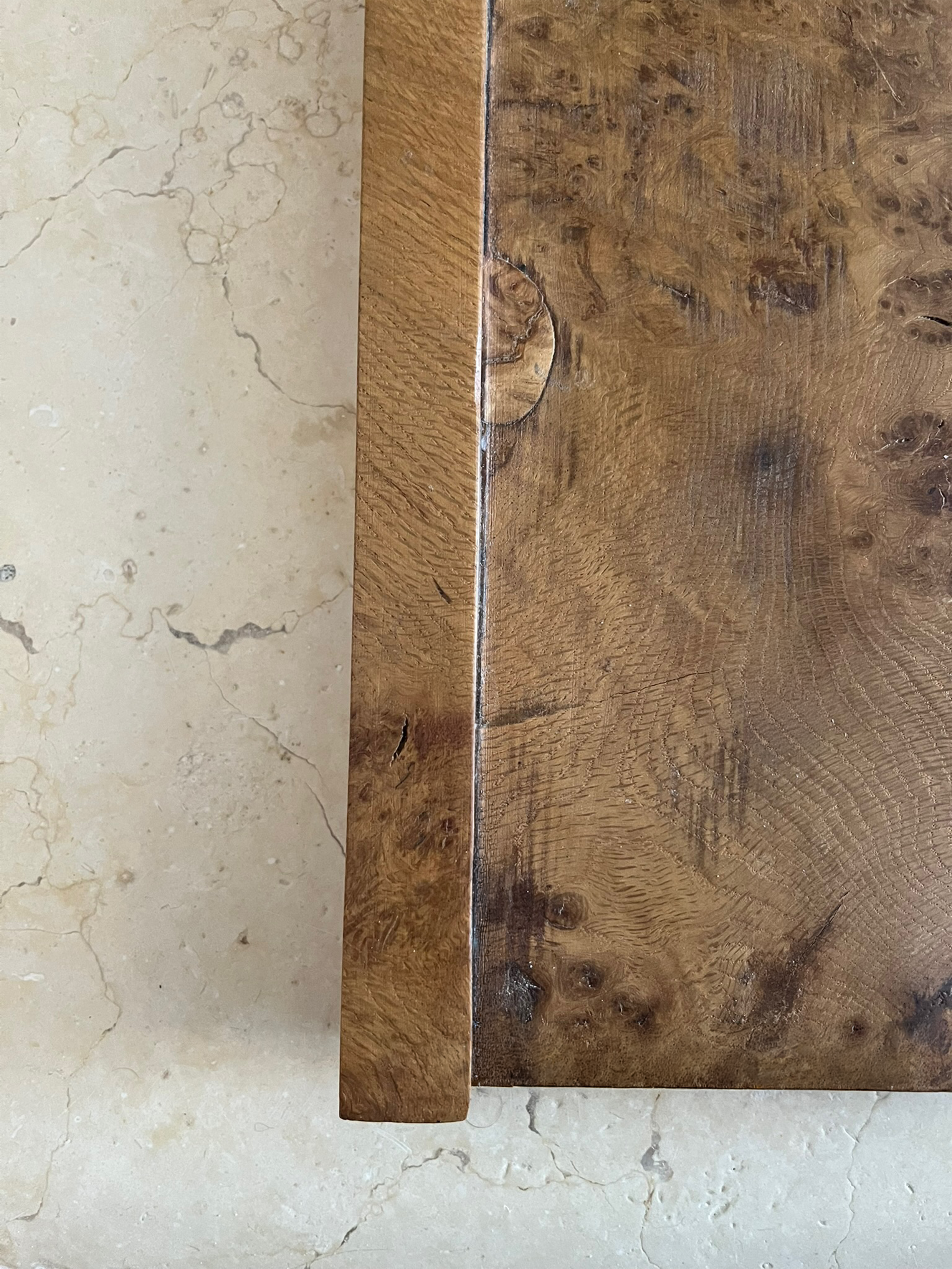 Handcrafted Burr Wood Tray