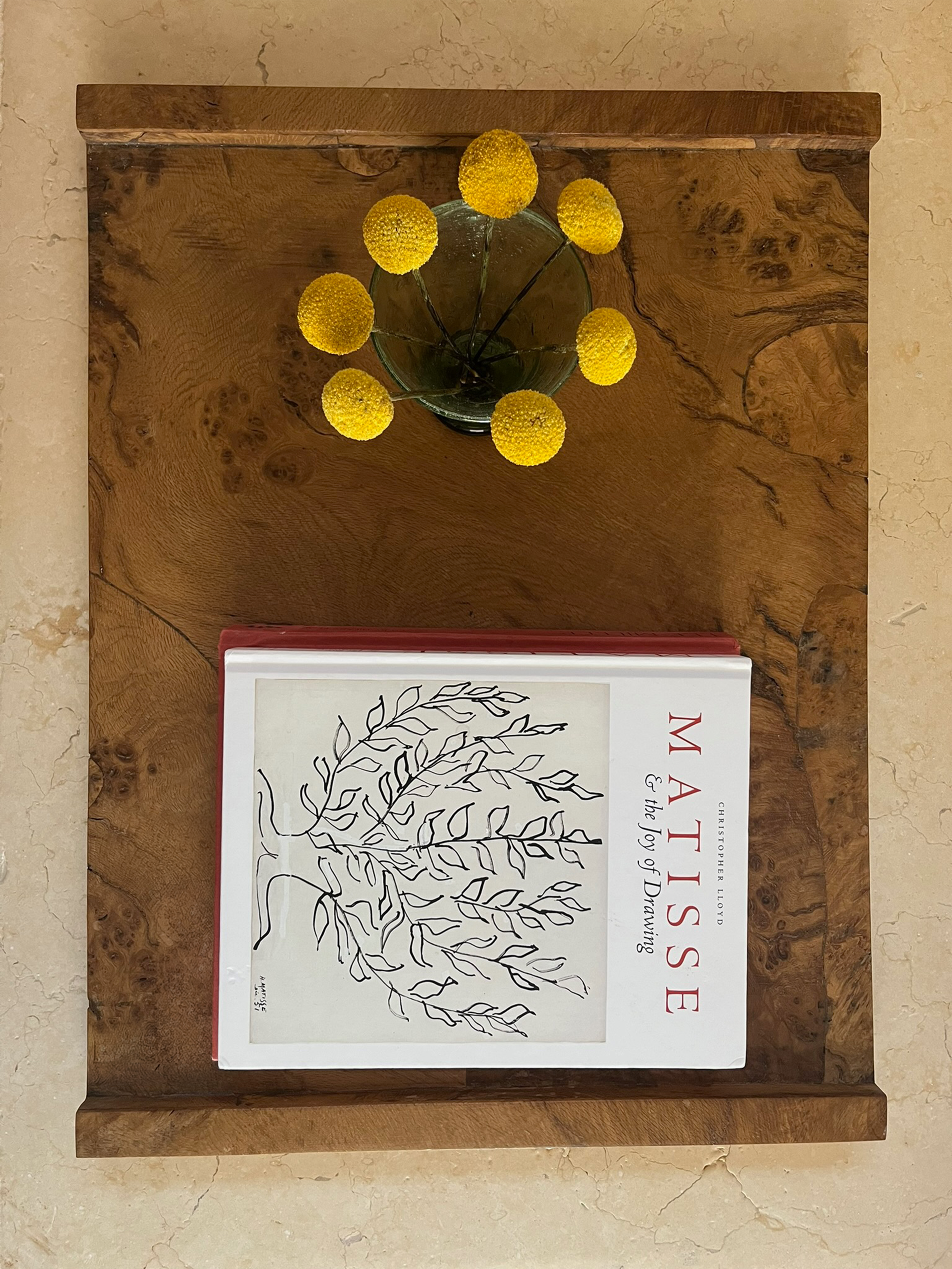 Handcrafted Burr Wood Tray