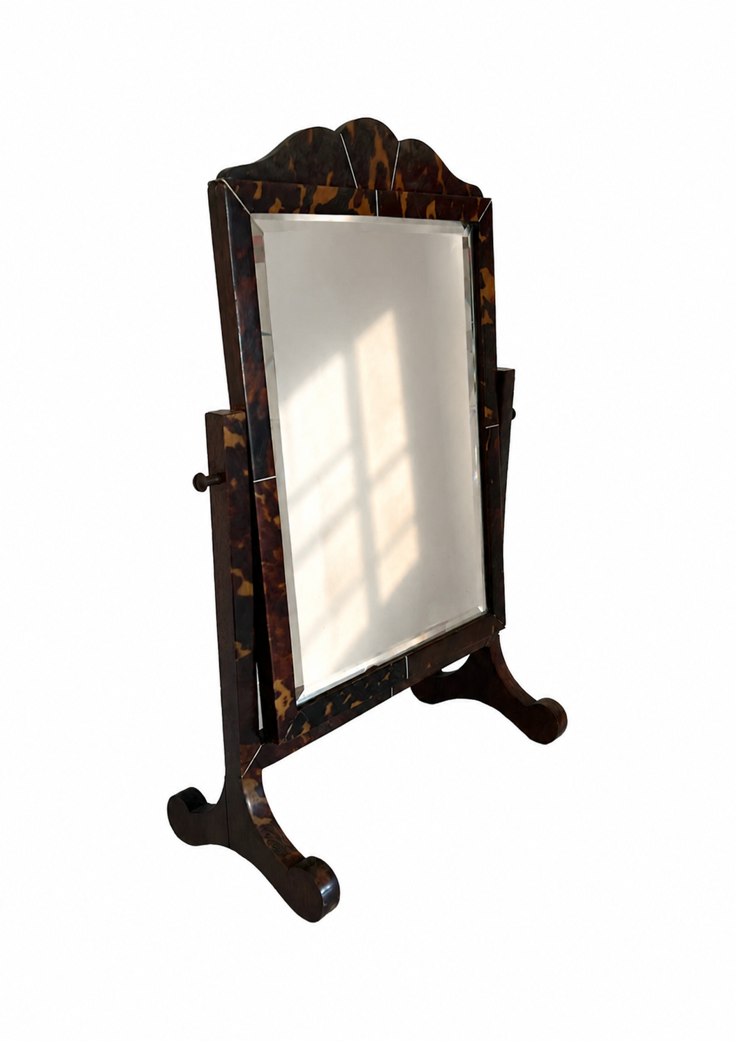 Antique Tortoiseshell Dressing Mirror
