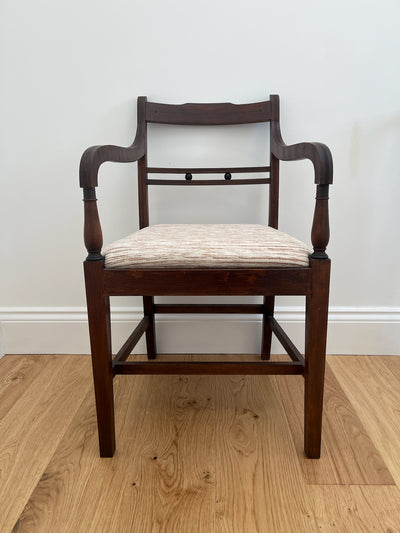 Set of 4 Antique Mahogany Armchairs