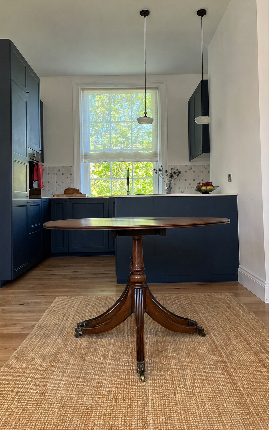 Antique Extendable Mahogany Dining Table