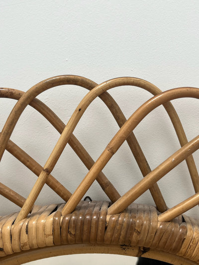 Woven Rattan Wall Mirror