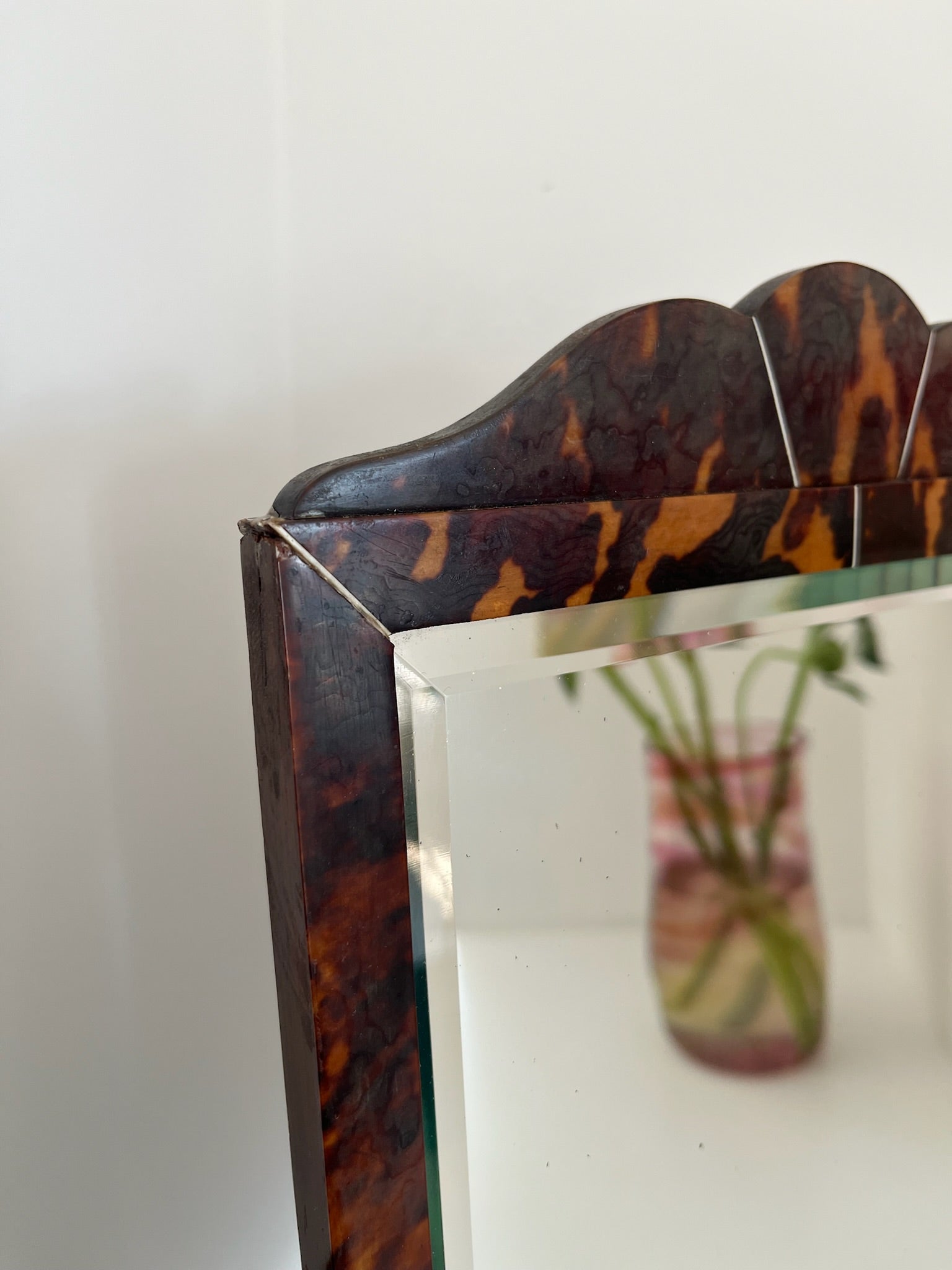 Antique Tortoiseshell Dressing Mirror