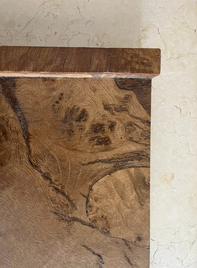 Handcrafted Burr Wood Tray