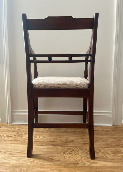 Set of 4 Antique Mahogany Armchairs