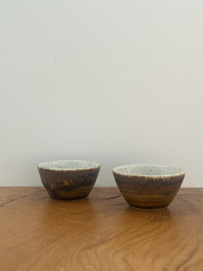 Hand-Glazed Ceramic Tea Set with 2 cups included