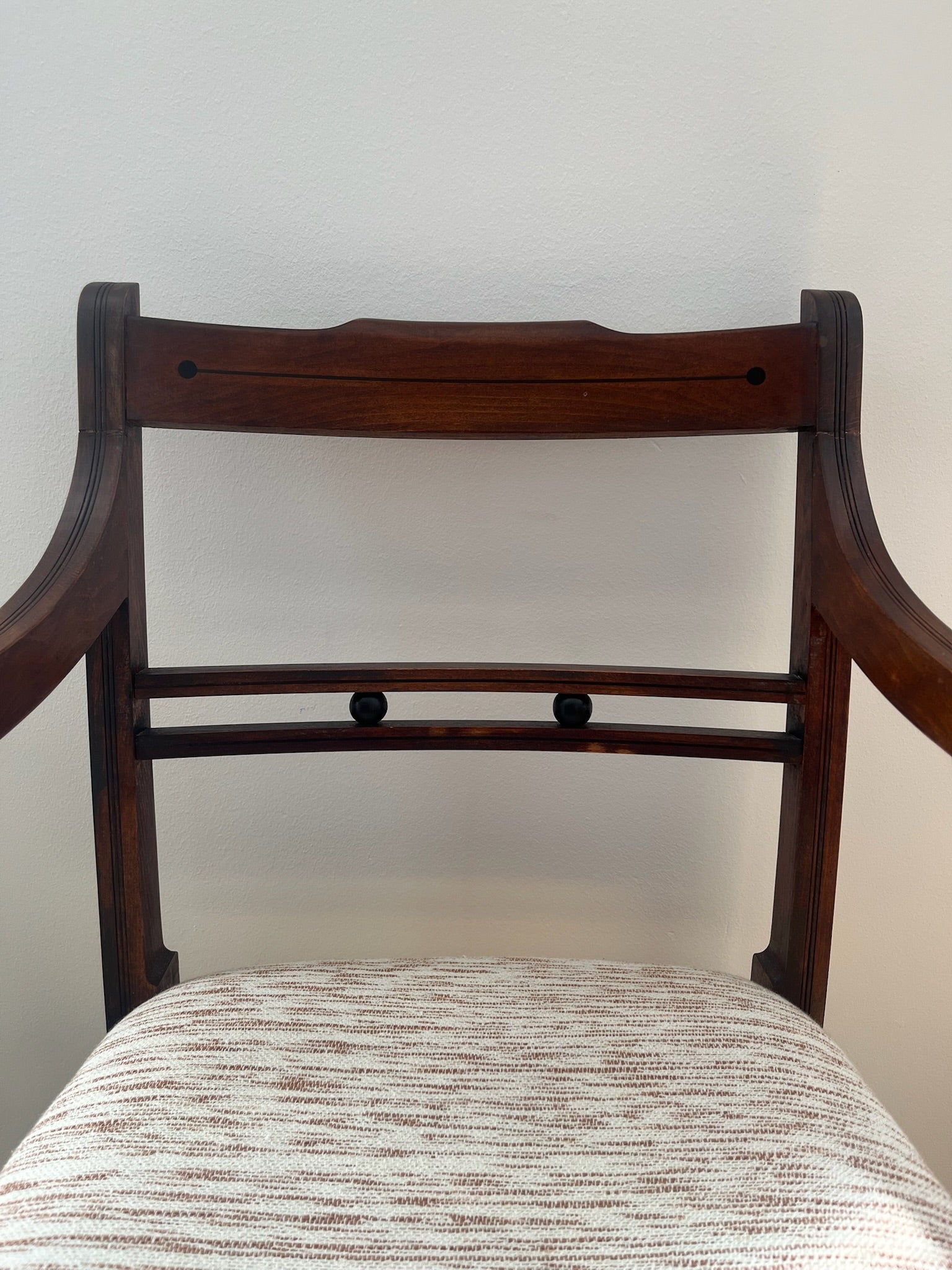 Set of 4 Antique Mahogany Armchairs