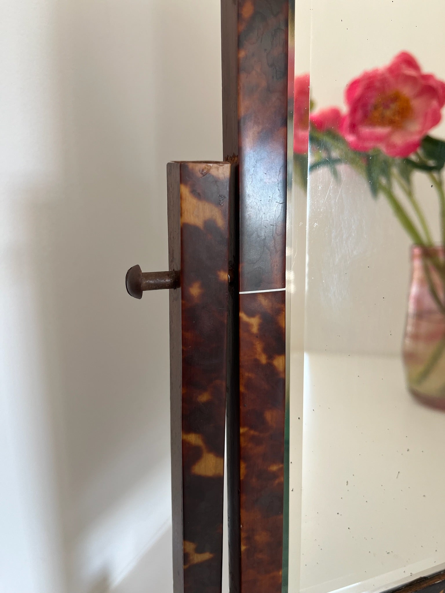 Antique Tortoiseshell Dressing Mirror