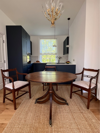 Antique Extendable Mahogany Dining Table