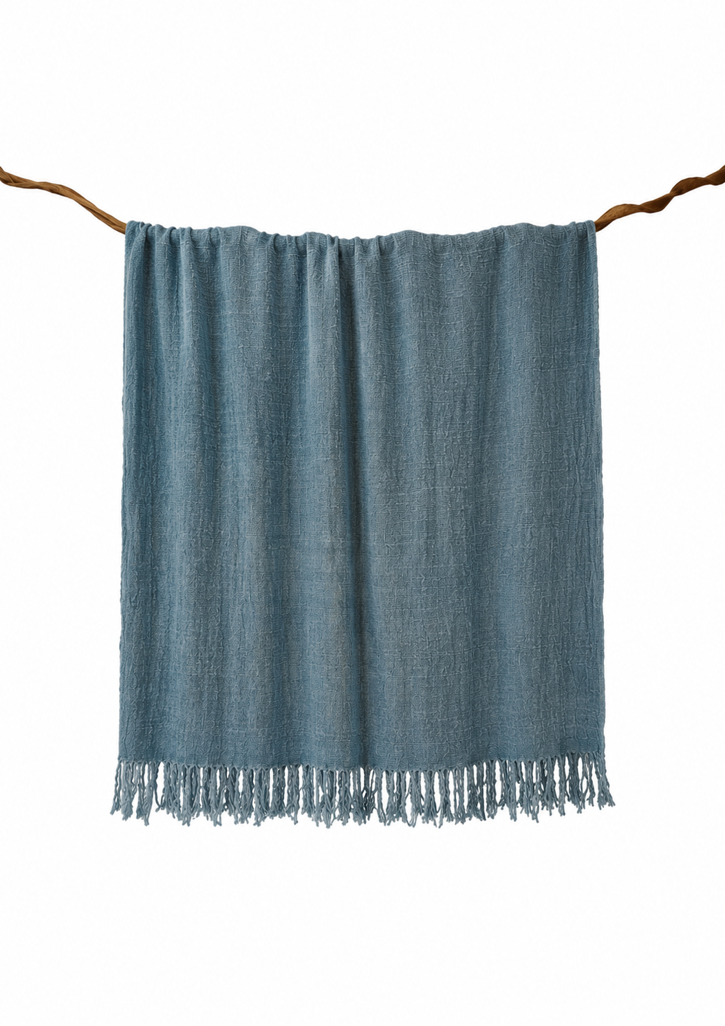 Bue Natural-Dyed Vibrant Throw Blanket