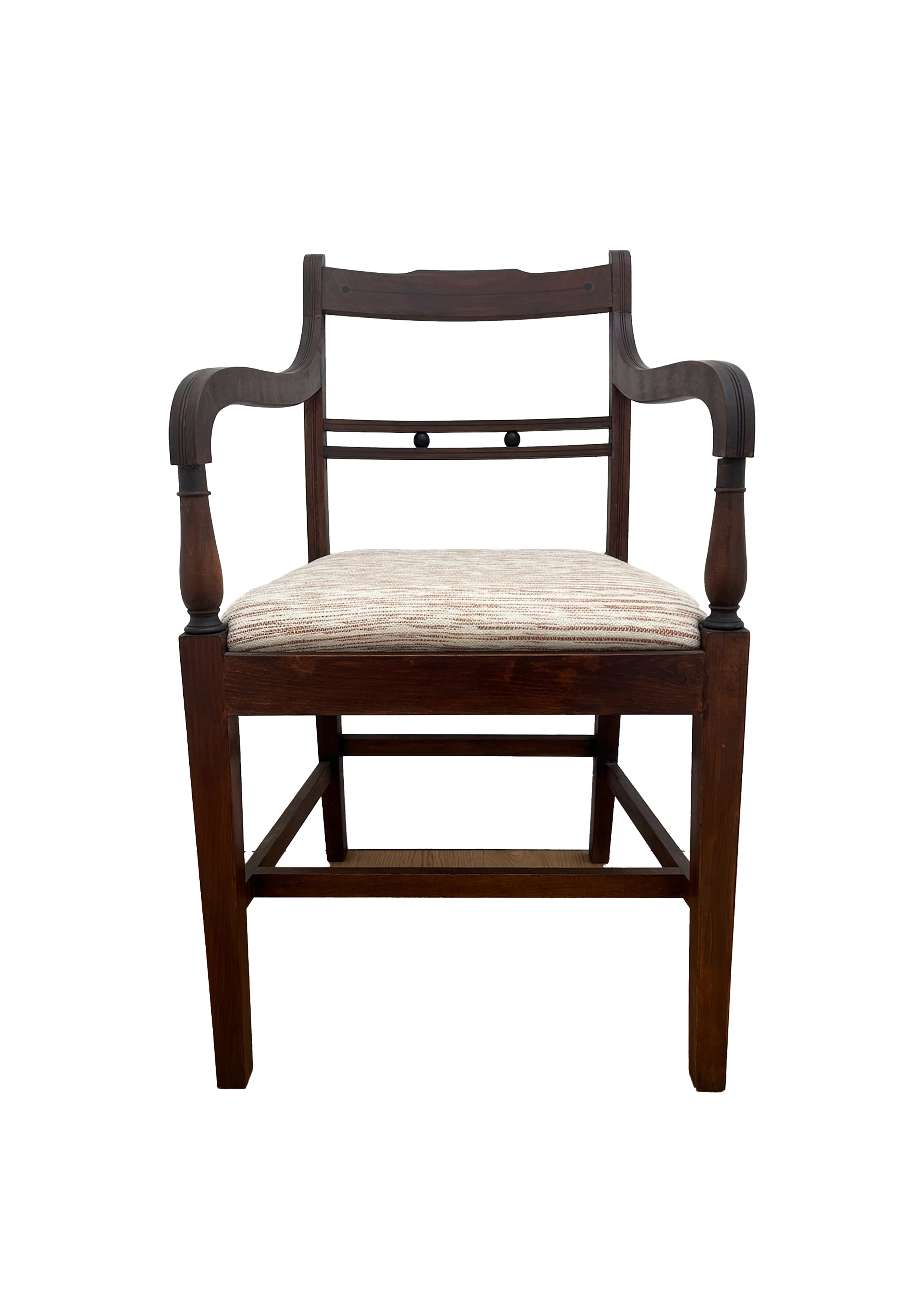 Set of 4 Antique Mahogany Armchairs