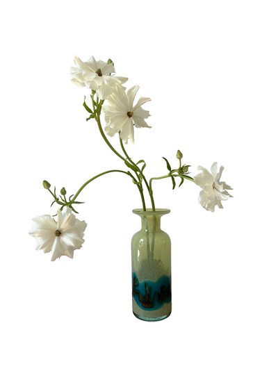 Hand-Blown Art Glass Decanter