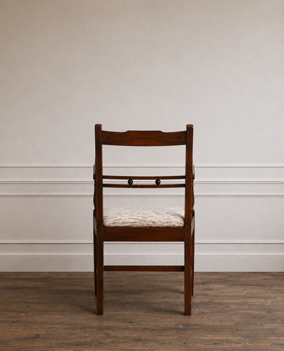 Set of 4 Antique Mahogany Armchairs
