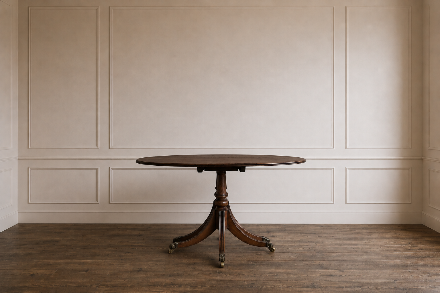 Antique Extendable Mahogany Dining Table