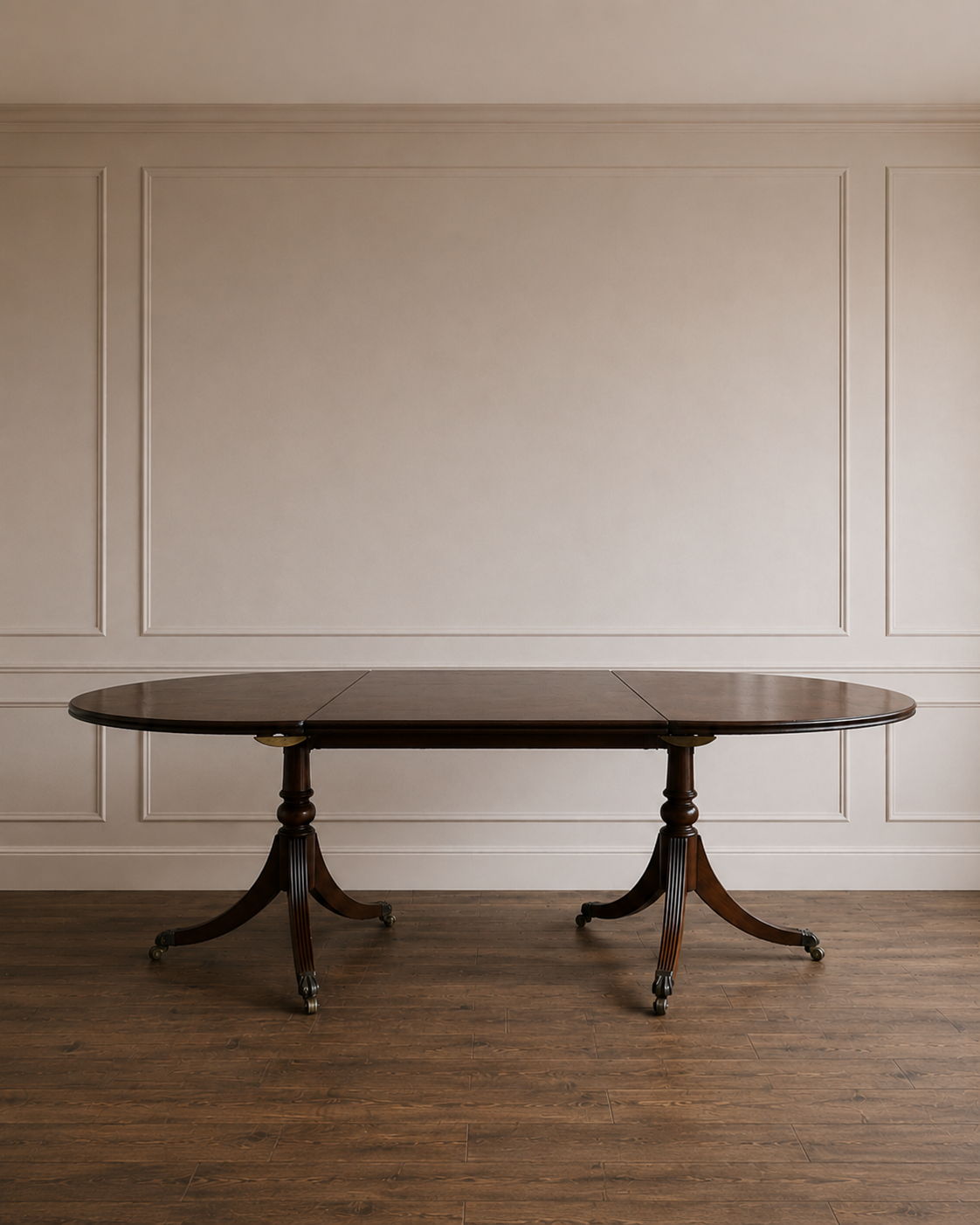 Antique Extendable Mahogany Dining Table