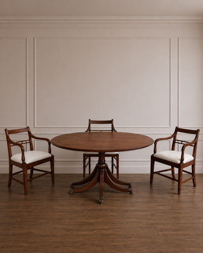 Antique Extendable Mahogany Dining Table