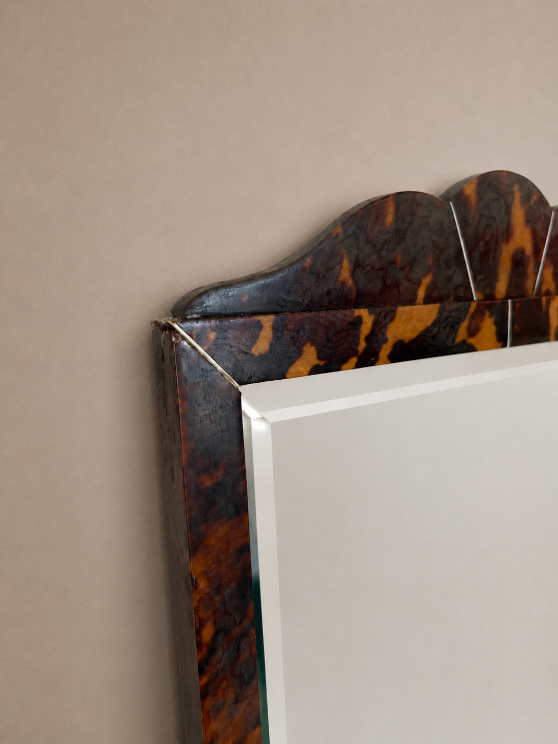 Antique Tortoiseshell Dressing Mirror