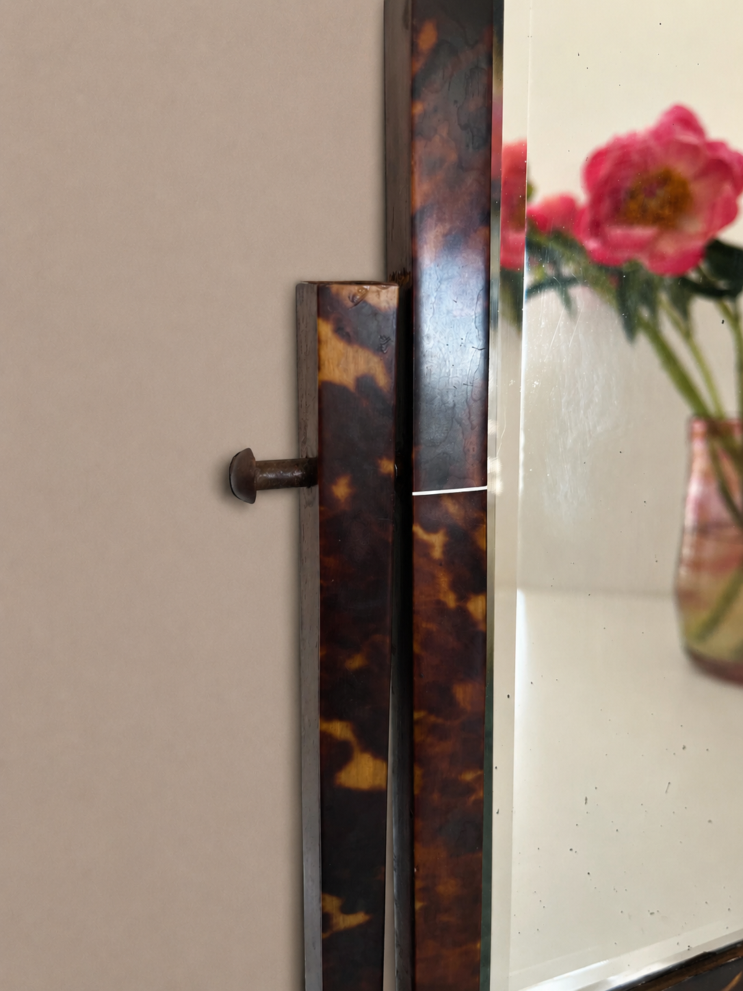 Antique Tortoiseshell Dressing Mirror