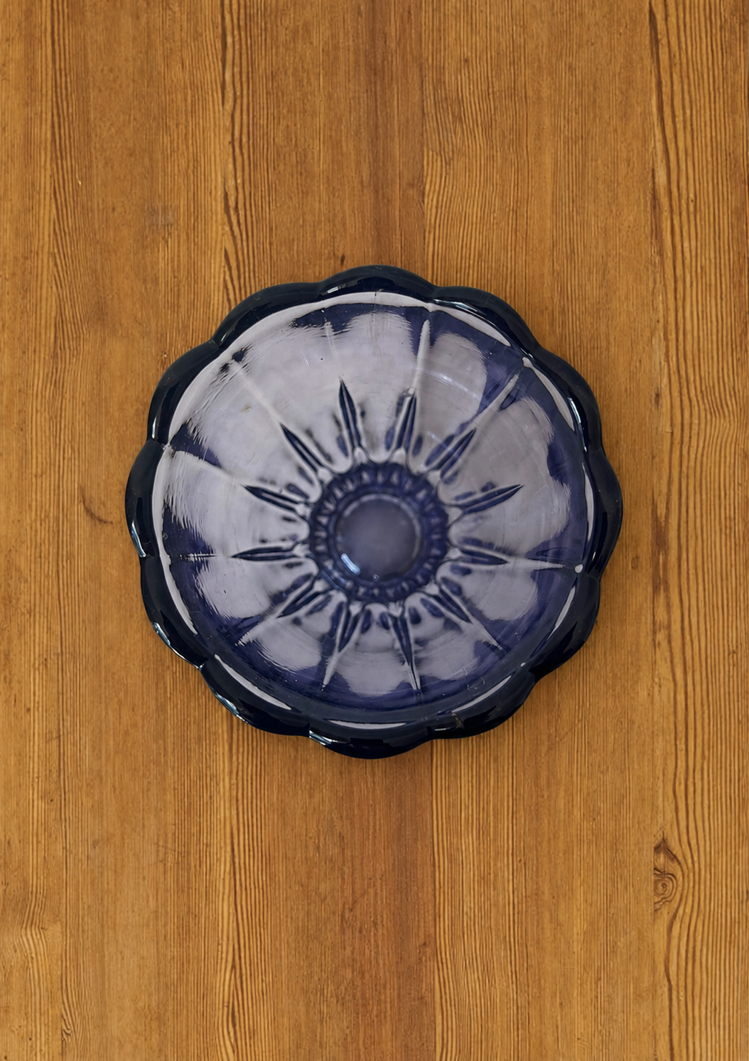 Smoked Lilac Glass Vase