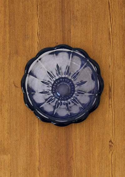 Smoked Lilac Glass Vase