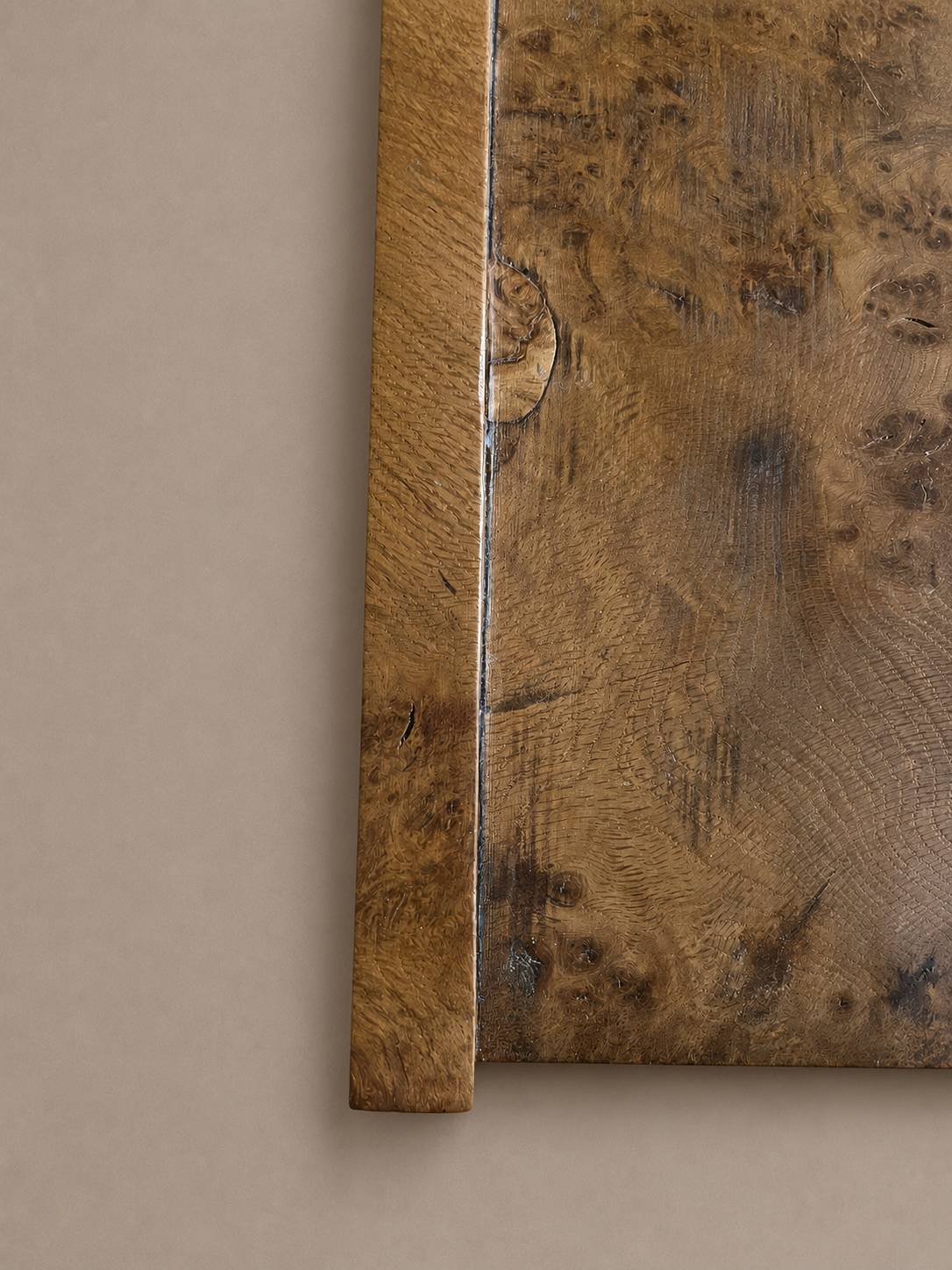Handcrafted Burr Wood Tray