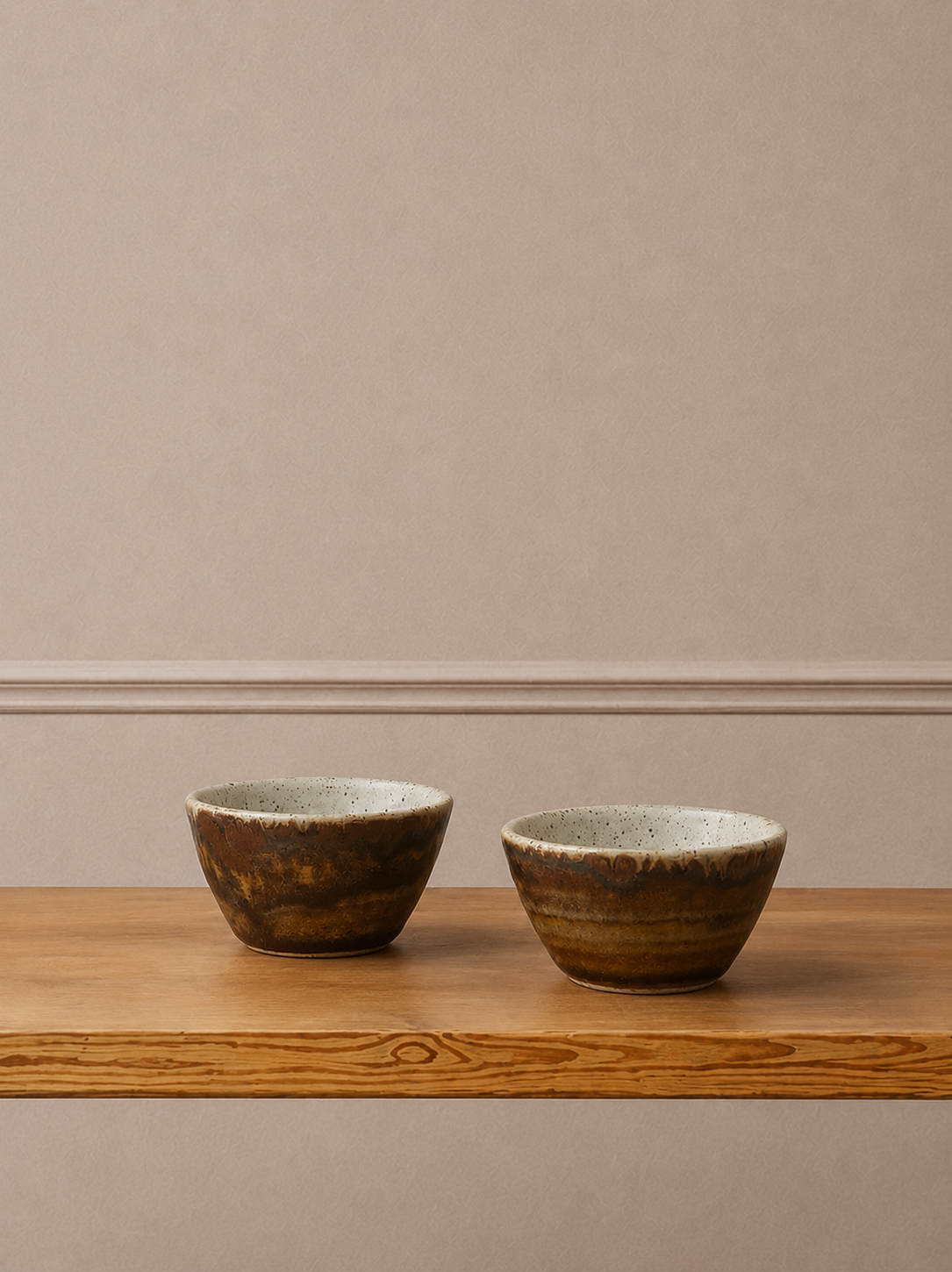 Hand-Glazed Ceramic Tea Set with 2 cups included