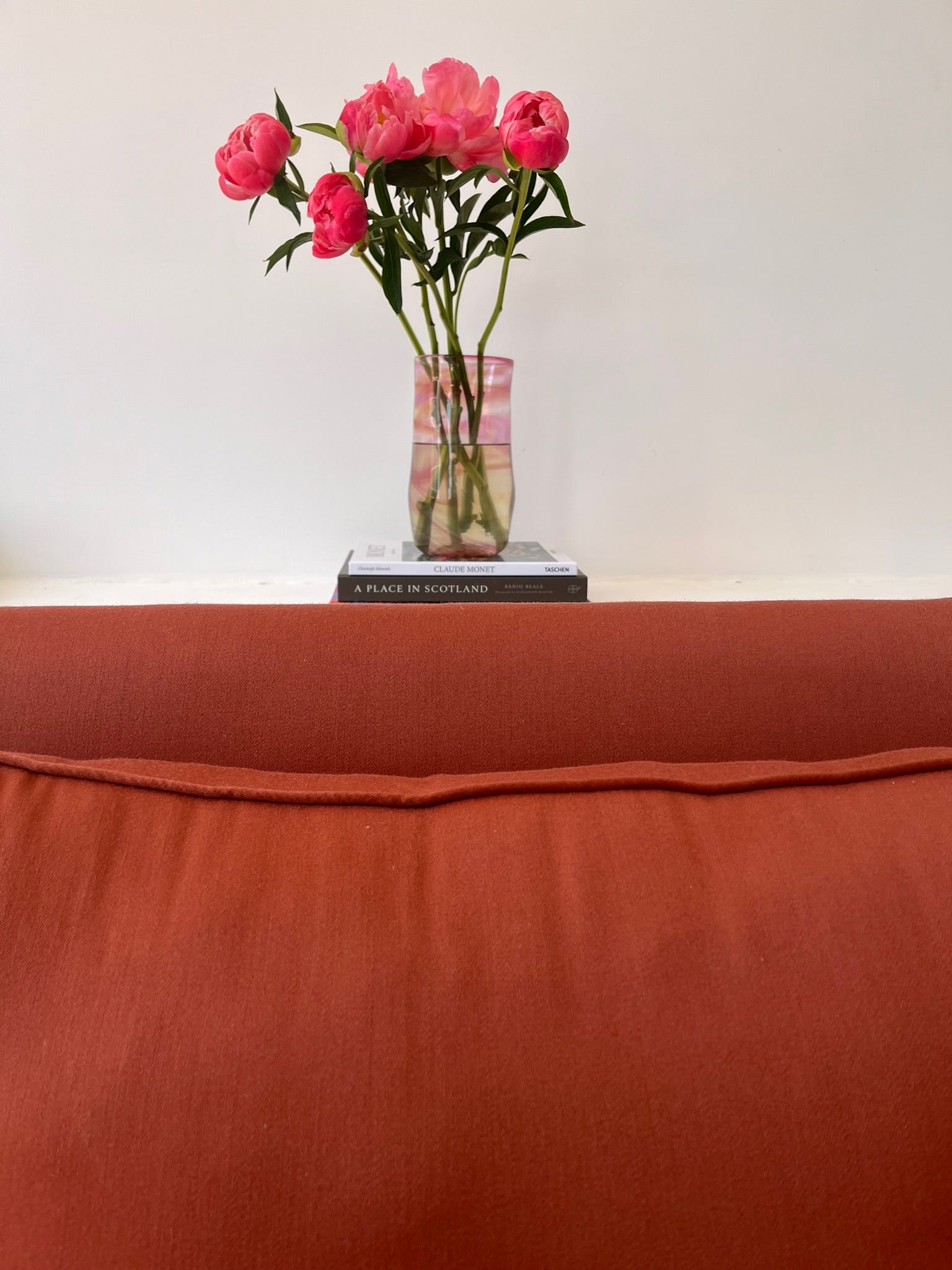 Handmade Sofa Upholstered in Rose Uniacke Spice fabric