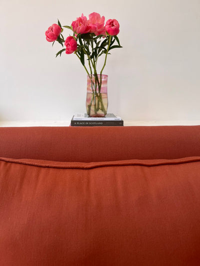 Handmade Sofa Upholstered in Rose Uniacke Spice fabric