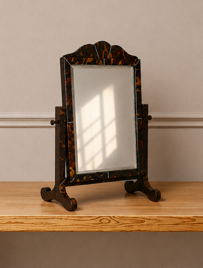 Antique Tortoiseshell Dressing Mirror